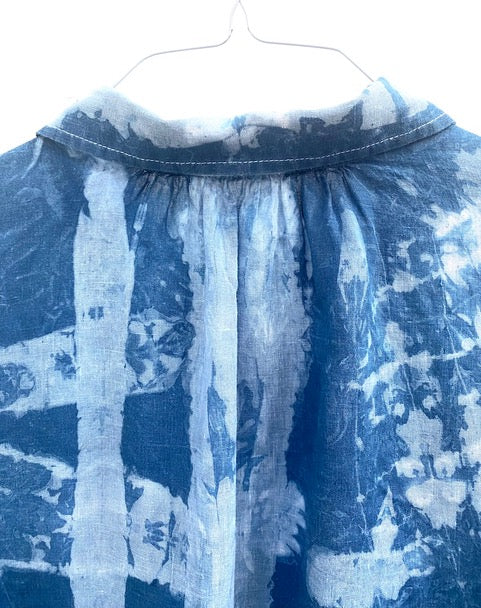 Linen Stitch-Resist Shirt