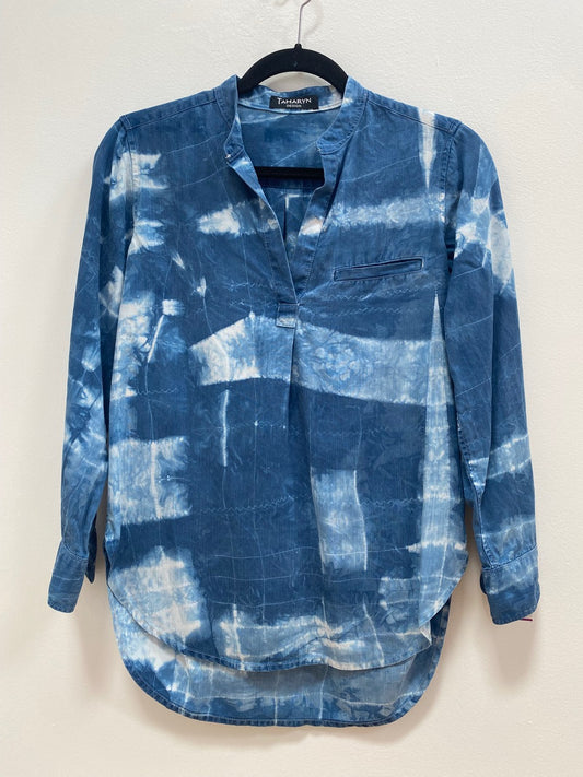 Landscape Hand-Dyed Indigo Shirt
