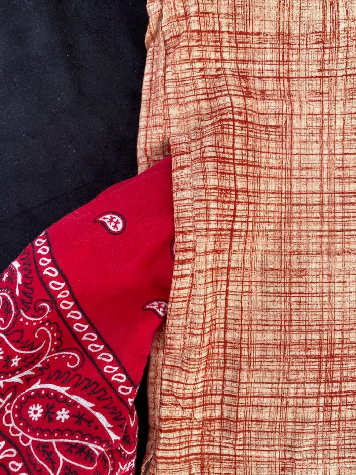 Brushed Block-Printed Shirt