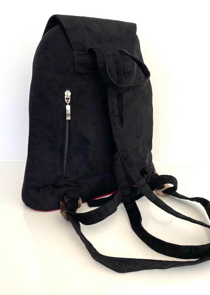 Falling Leaves Hand-Embroidered Backpack