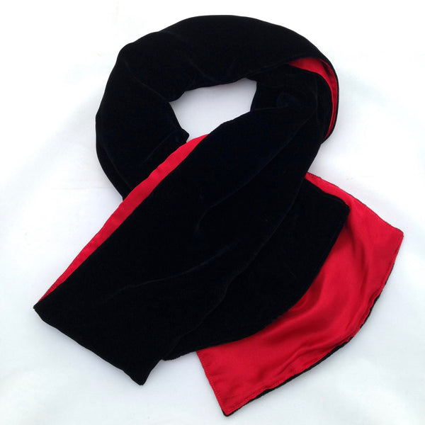 Velvet and Silk Scarf - Tamaryn Design